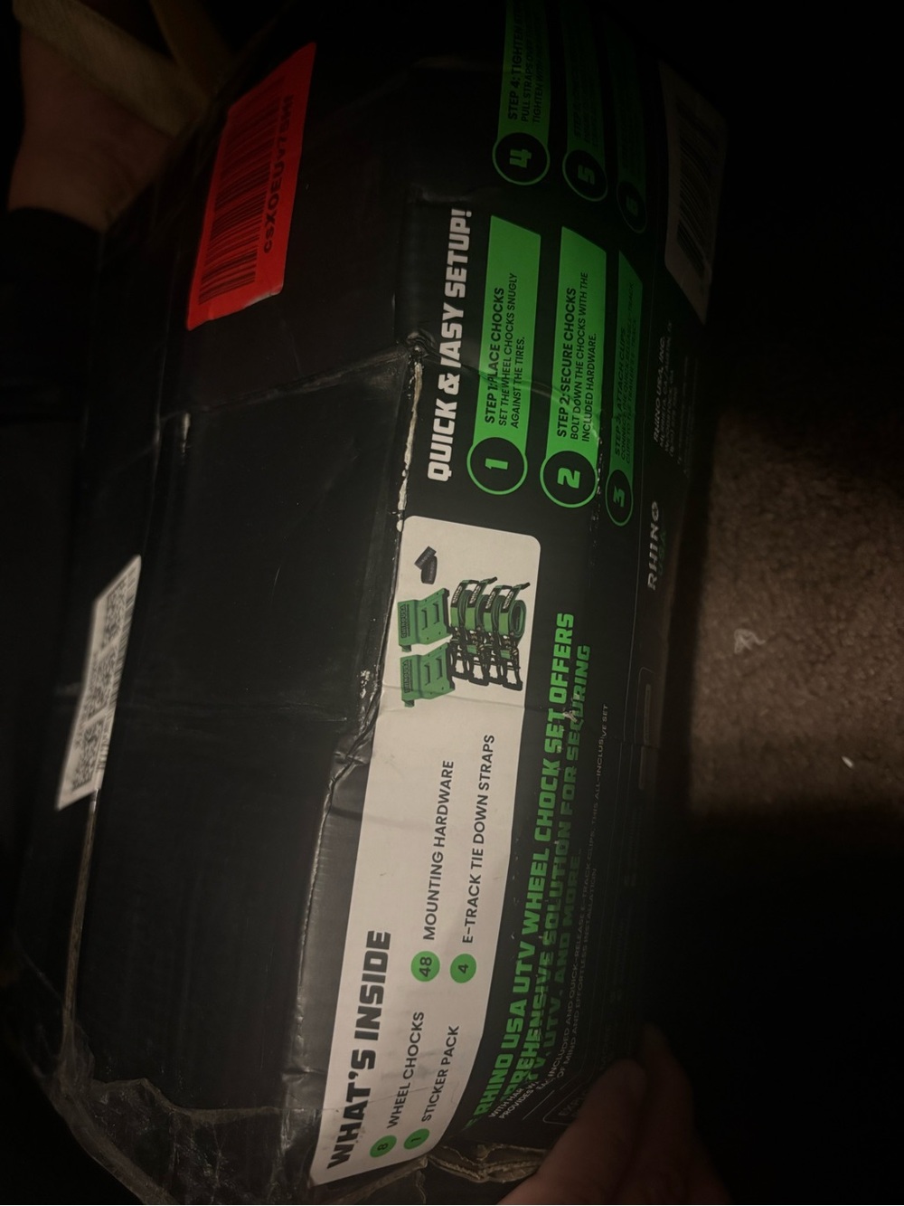 Green Wheel Chock Set by - 4-Pack